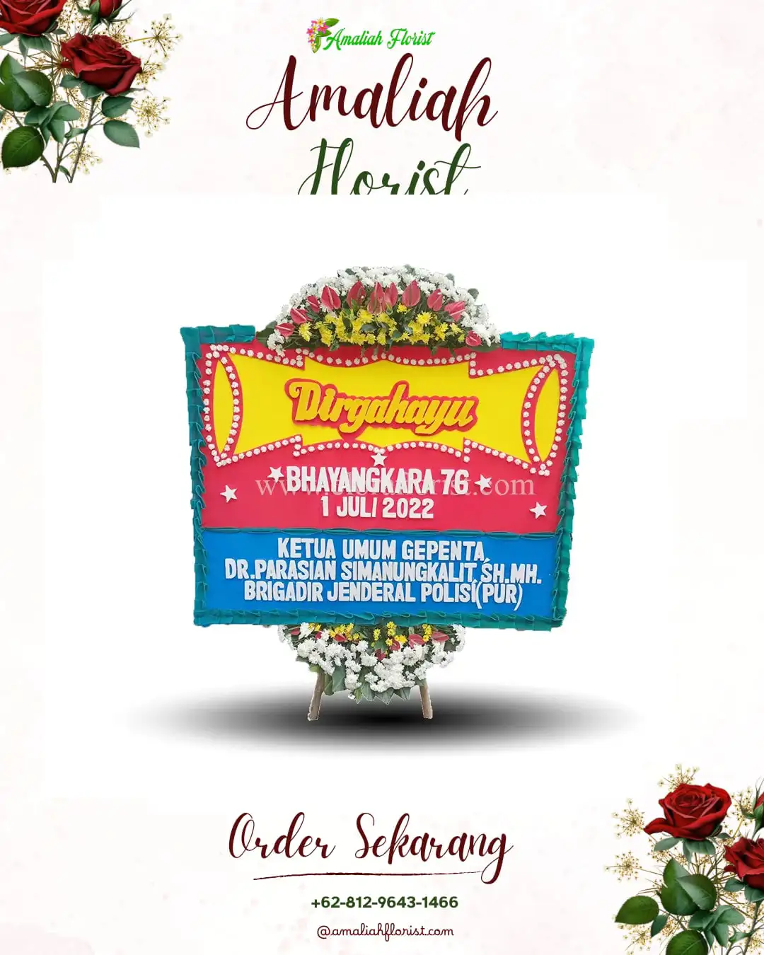 Papan Bunga HUT Ulang Tahun Curuglemo